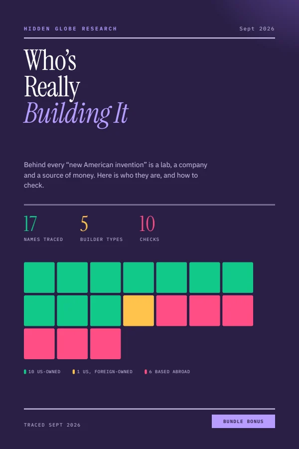 Bonus: Who's Really Building It